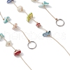 Natural Shell Beads Hanging Ornaments HJEW-JM02969-4