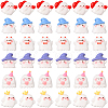 SUNNYCLUE 60Pcs 6 Colors Halloween Plastic Cabochons FIND-SC0010-65-1