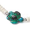 Sea Turtles and Starfish Coconut Beads Bracelets BJEW-JB11882-01-4