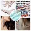 HOBBIESAY 10 Strands Transparent Glass Bead Strands GLAA-HY0001-38A-7
