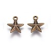 Tibetan Style Alloy Pendants TIBE-ZN61909-AB-FF-1