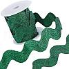 Gorgecraft 5 Yards Polyester Wavy Fringe Trim Ribbon OCOR-GF0003-45A-1