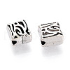 Tibetan Style Alloy Beads TIBE-N013-08AS-2