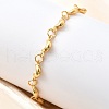 304 Stainless Steel Link Bracelets for Women BJEW-P354-06G-3