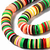 Handmade Polymer Clay Beads Strands X-CLAY-R089-8mm-149-2