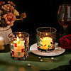 AHADERMAKER 2Pcs 2 Styles Glass Crystal Cup AJEW-GA0007-39-5
