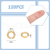 Unicraftale 120Pcs 304 Stainless Steel Open Jump Rings STAS-UN0060-83B-3