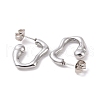 304 Stainless Steel Stud Earring for Women EJEW-F287-02P-2