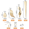 BENECREAT DIY Dangle Earring Making Kits DIY-BC0004-35-2