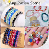 SOFPLATE 300Pcs Transparent Crackle Acrylic Beads CACR-SP0001-01C-6
