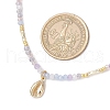 Summer Beach 304 Stainless Steel Pendant Necklaces for Women NJEW-JN05241-03-3