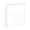Square Transparent Acrylic Display Base DJEW-WH0034-50C-1