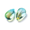 Transparent Glass Charms X-GLAA-O017-01C-2