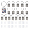 Rectangle Alloy Keychain KEYC-DC00007-1