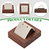 Rectangle Wood Earring Display Stands EDIS-WH0032-20-5