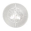 201 Stainless Steel Laser Cut Tree of Life Connector Charms STAS-Z116-02P-04-1