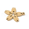 304 Stainless Steel Pendants STAS-V016-03G-2