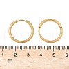 Ion Plating(IP) 304 Stainless Steel Huggie Hoop Earrings X-EJEW-F111A-20mm-G-3