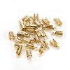 Brass Folding Crimp Ends KK-F777-01LG-1