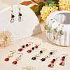 SUNNYCLUE DIY Ladybird and Flower Dangle Earring Making Kit DIY-SC0020-06-5