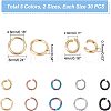 Unicraftale 300Pcs 10 Styles 304 Stainless Steel Jump Rings STAS-UN0038-44-2