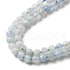 Natural Aquamarine Beads Strands G-E411-19E-4mm-3