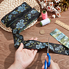 7M Ethnic Style Embroidery Polyester Ribbons OCOR-WH0093-16-3