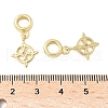 Rhombus Rack Plating Brass Charms KK-G513-01G-1-3