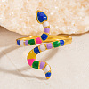 304 Stainless Steel Cuff Rings RJEW-D319-01G-1