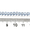 Transparent Baking Paint Glass Beads Strands DGLA-A034-T4mm-D13-4
