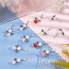 Glass Pendant Decorations HJEW-GO00025-4