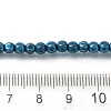 Electroplated Synthetic Non-magnetic Hematite Beads Strands G-C154-A01-01C-4