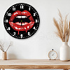 MDF Printed Wall Clock HJEW-WH0058-030-5