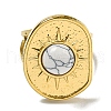 Ion Plating(IP) 304 Stainless Steel Open Cuff Rings RJEW-C079-19G-02-2