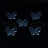 UV Plating Luminous Transparent Acrylic Beads OACR-P010-11A-4