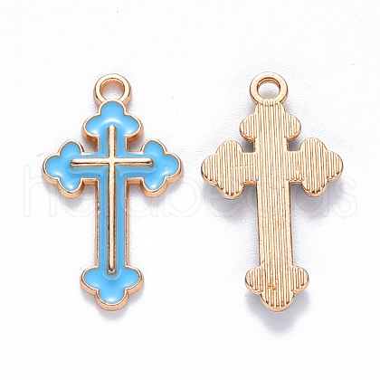 Alloy Enamel Pendants ENAM-S121-059B-1