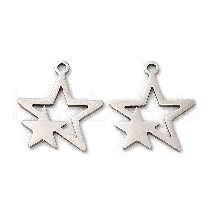 Non-Tarnish 201 Stainless Steel Pendants STAS-E200-01P-1