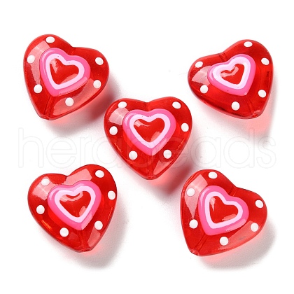 Handmade Lampwork Enamel Beads X-LAMP-S068-04A-1