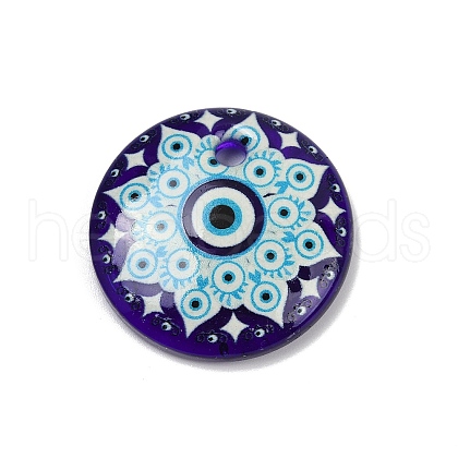 Handmade Lampwork Pendants LAMP-R005-01M-1