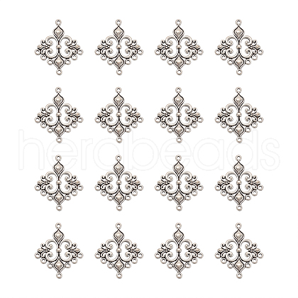 Beadthoven Tibetan Style Chandelier Component Links TIBE-BT0001-05AS-NF-1