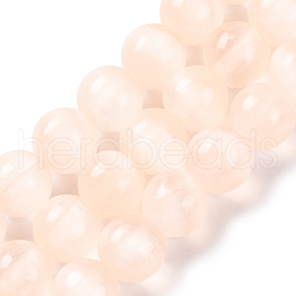 Natural Selenite Beads Strands G-C142-01B-08-1