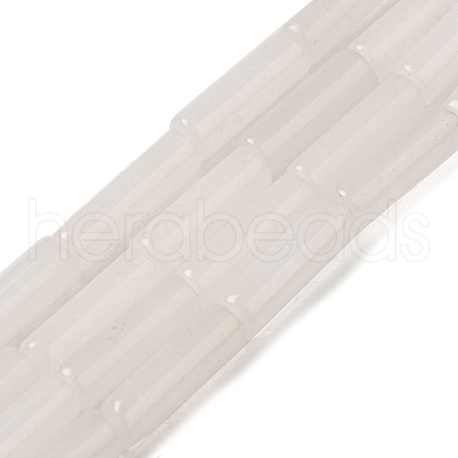 Natural White Jade Beads Strands G-U010-A10-01-1