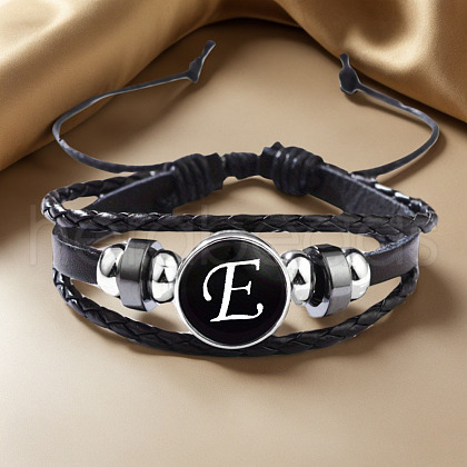 Adjustable Imitation Leather Cord Multilayer Bracelets WGB28DF-05-1