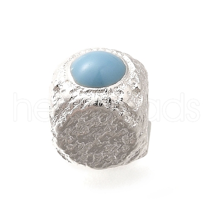 925 Sterling Silver Enamel Beads STER-L066-05S-03-1