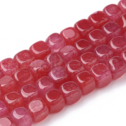 Natural Agate Beads Strands G-S287-07-1