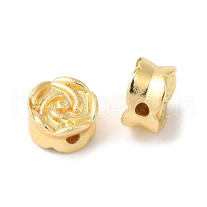 Rack Plating Brass Beads KK-S375-10G-1