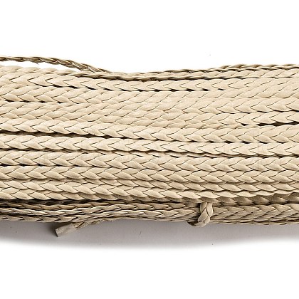 3-Ply PU Leather Braided Cord OCOR-Q059-01N-1