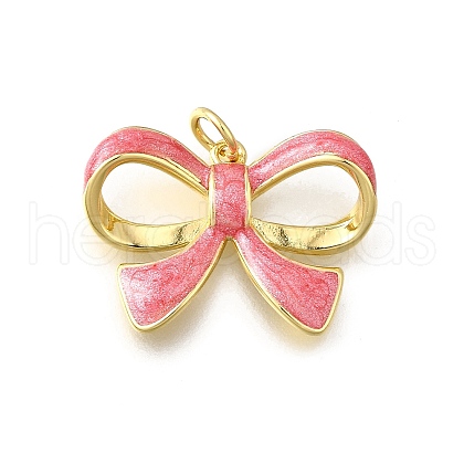 Brass Enamel Pendants KK-F899-16G-1