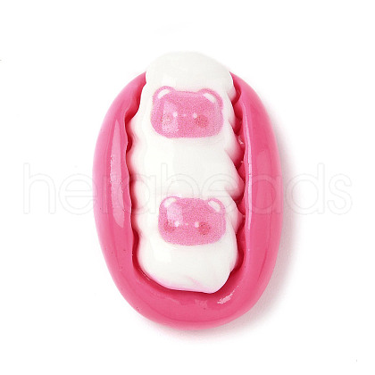 Opaque Resin Cabochons CRES-D301-01G-1