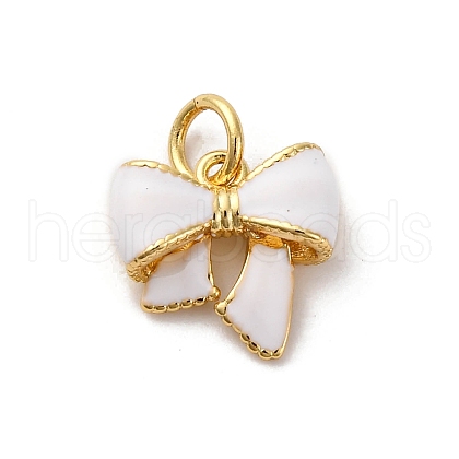 Brass Enamel Charms KK-Q098-27G-A-1